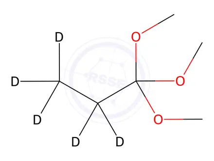 Chemical structure of Trimethyl Orthopropionate-2,2,3,3,3-d5