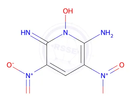 Chemical structure of 2,6-DIAMINO-3,5-DINITROPYRIDINE-1-OXIDE