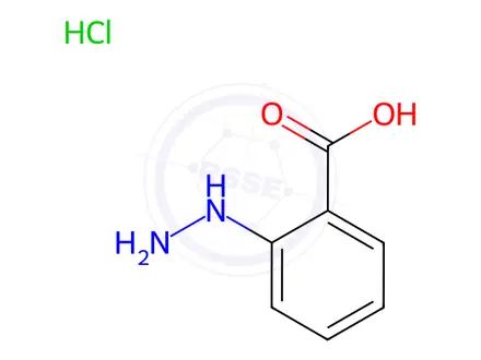 Chemical structure of 2-Hydrazinobenzoic Acid Hydrochloride