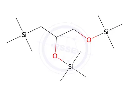 Chemical structure of 1-(TRIMETHYLSILYL)-2,3-BIS(TRIMETHYLSILYLOXY)PROPANE