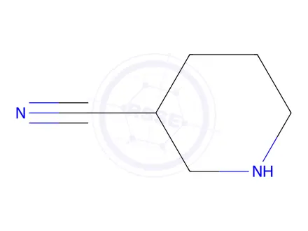 Chemical structure of 3-Cyanopiperidine