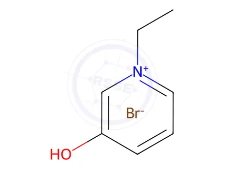 Chemical structure of 1-Ethyl-3-hydroxypyridinium bromide