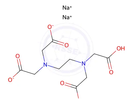 Chemical structure of Ethylenediaminetetraacetic acid disodium salt