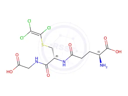 Chemical structure of S-(1,2,2-trichlorovinyl)glutathione