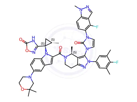 Chemical structure of Orforglipron Impurity 71