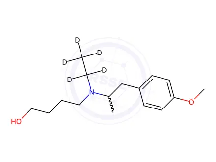 Chemical structure of Mebeverine Alcohol-d5