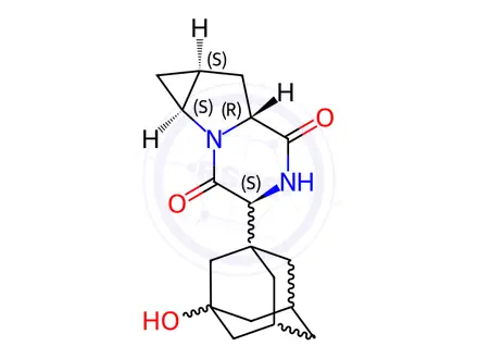 Chemical structure of Saxagliptin EP Impurity C