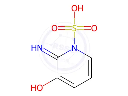 Chemical structure of 3-hydroxy-2-imino-2H-pyridine-1-sulfonic Acid