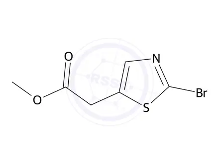 Chemical structure of Methyl 2-(2-bromothiazol-5-yl)acetate