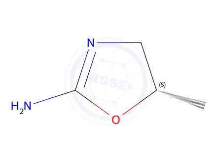 Chemical structure of 2-Oxazolamine,4,5-dihydro-5-methyl-,(5S)-(9CI)