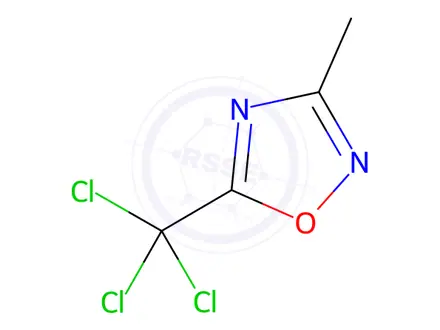 Chemical structure of 3-Methyl-5-(trichloromethyl)-1,2,4-oxadiazole
