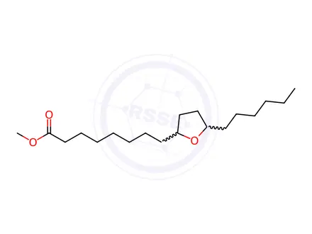 Chemical structure of 5-Hexyltetrahydrofuran-2-octanoic acid methyl ester
