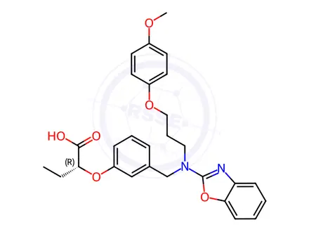 Chemical structure of Pemafibrate