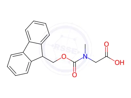 Chemical structure of Fmoc-Sar‐OH