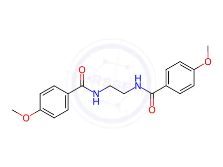 Chemical structure of N,N'-1,2-ethanediylbis(4-methoxybenzamide)
