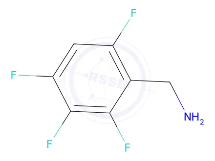Chemical structure of 2,3,4,6-TETRAFLUOROBENZYLAMINE HYDROCHLORIDE