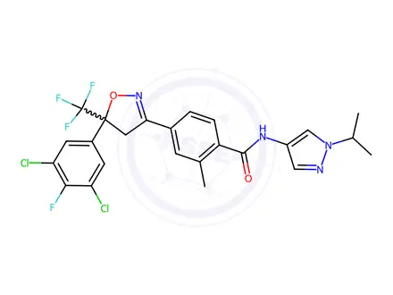 Chemical structure of Fluralaner Impurity 134