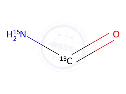 Chemical structure of Formamide-[13C,15N]