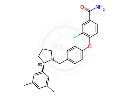 Chemical structure of Aticaprant Impurity 1