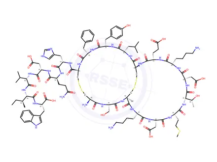 Chemical structure of Sarafotoxin B