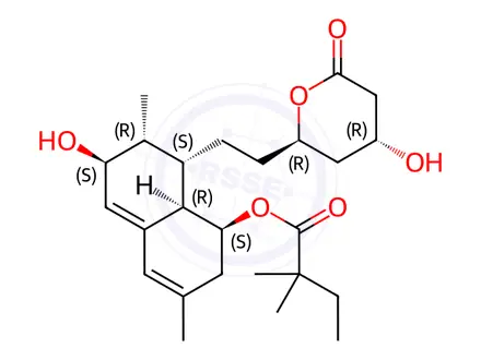Chemical structure of Simvastatin Impurity 23