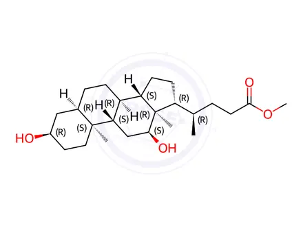 Chemical structure of Ursodeoxycholic Acid Impurity 41