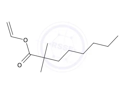 Chemical structure of VINYL NEODECANOATE
