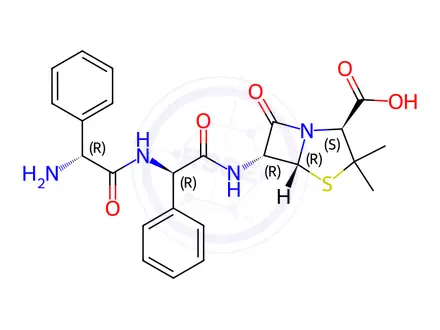 Chemical structure of Ampicillin EP Impurity I