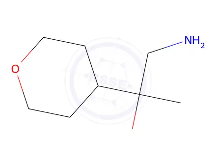 Chemical structure of 1-Amino-2-(tetrahydro-2h-pyran-4-yl)propan-2-ol