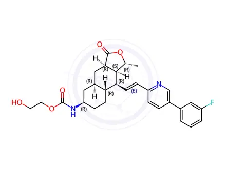 Chemical structure of Vorapaxar Sulfate Impurity 134