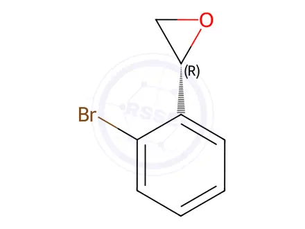 Chemical structure of Oxirane, 2-(2-bromophenyl)-, (2R)-