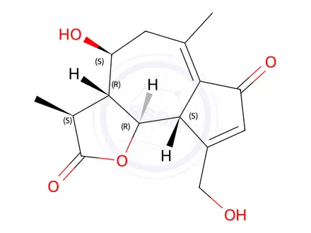 Chemical structure of 11beta,13-Dihydrolactucin