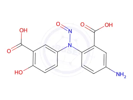 Chemical structure of Mesalazine Impurity 57