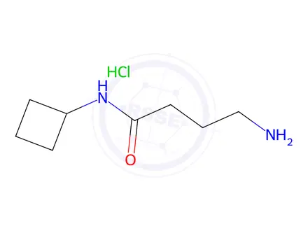 Chemical structure of 4-Amino-N-cyclobutylbutanamide hydrochloride