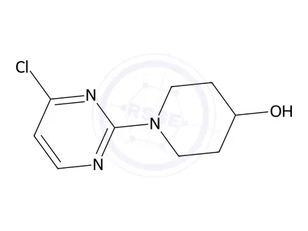 Chemical structure of 1-(4-Chloropyrimidin-2-yl)-4-piperidinol