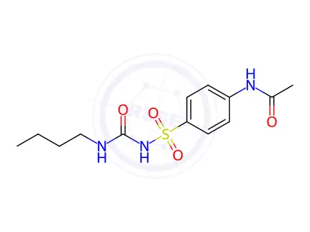 Chemical structure of Acetylcarbutamide