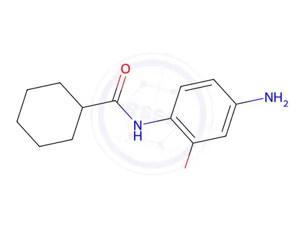 Chemical structure of N-(4-amino-2-hydroxyphenyl)cyclohexanecarboxamide