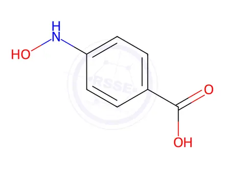 Chemical structure of Benzoic acid,4-(hydroxyamino)