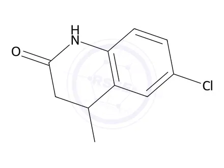 Chemical structure of 2(1H)-QUINOLINONE, 6-CHLORO-3,4-DIHYDRO-4-METHYL-