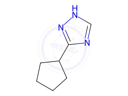 Chemical structure of 1210317-84-2 5-Cyclopentyl-1H-1,2,4-triazole DTXSID10597779