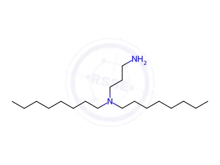 Chemical structure of N,N(or N,N')-dioctylpropane-1,3-diamine