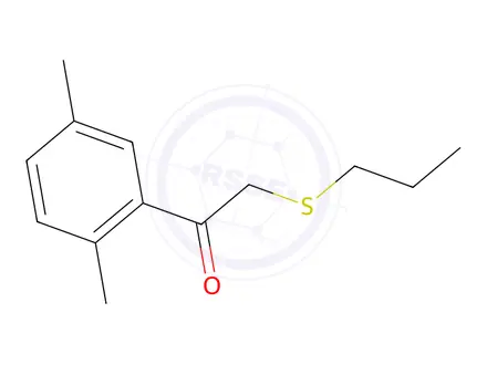 Chemical structure of 1-(2,5-Dimethylphenyl)-2-(propylthio)ethan-1-one