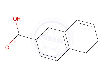 Chemical structure of 5,6-dihydronaphthalene-2-carboxylic acid