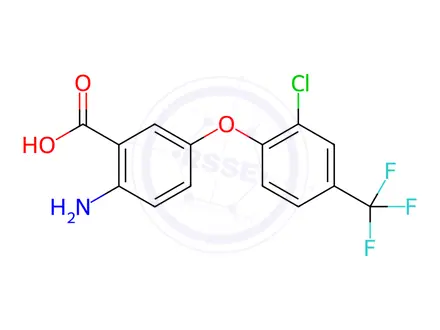 Chemical structure of Acifluorfen Impurity 2