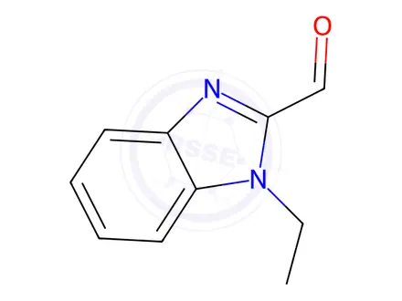 Chemical structure of 1H-Benzimidazole-2-carboxaldehyde,1-ethyl-(9CI)