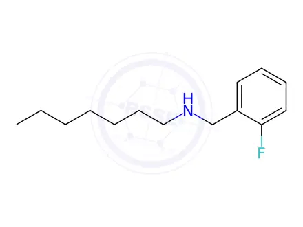 Chemical structure of N-(2-Fluorobenzyl)-1-heptanamine