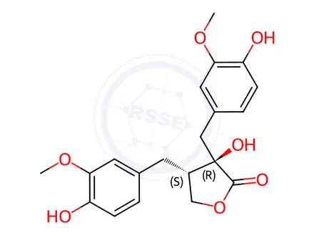 Chemical structure of Epinortrachelogenin