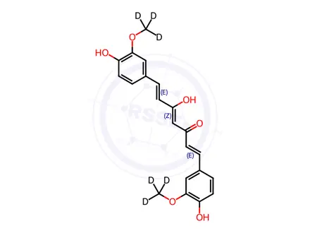 Chemical structure of Curcumin-d6