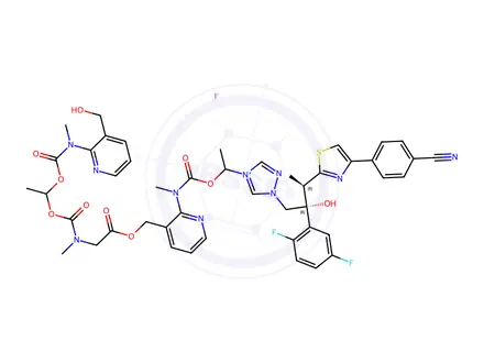 Chemical structure of Isavuconazole Impurity 184