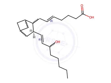 Chemical structure of Carbocyclic Thromboxane A2